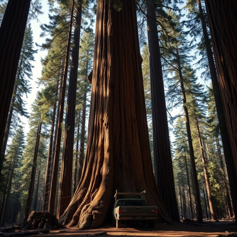 Giant Sequoias Resilience Against Wildfire Risks in Modern Forestry